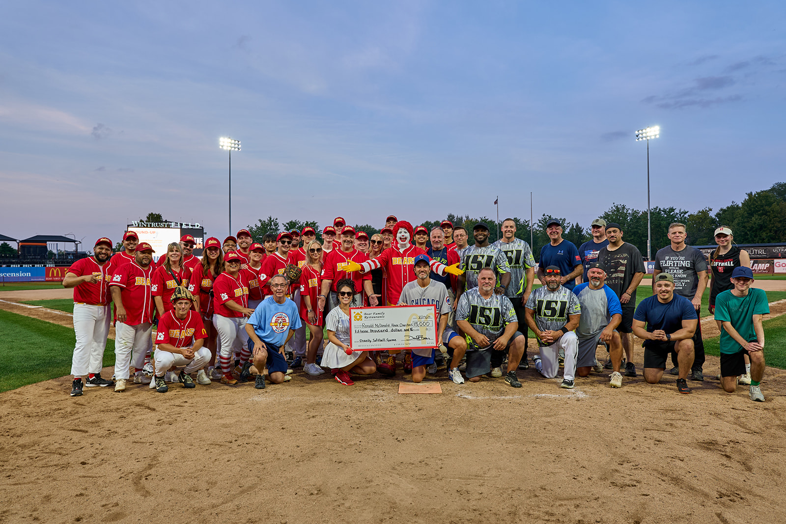 Bear Family Restaurants Charity Softball Game 2024